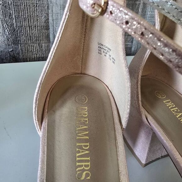 DREAM PAIRS Women Low Chunky Block Heel Sandals Ankle Strap Open Toe Dress Shoes - Picture 6 of 6